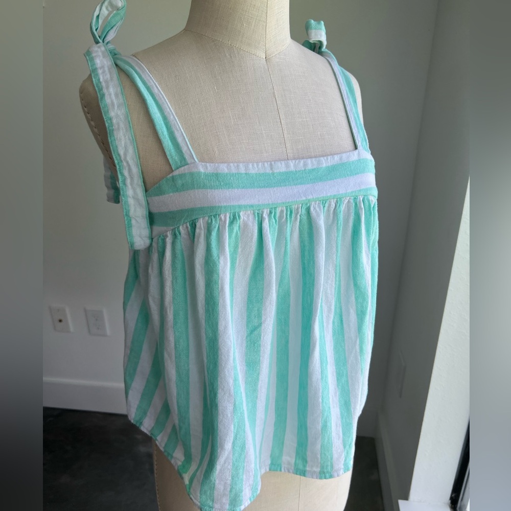 Stoney Clover x Target - Striped Green and White Top